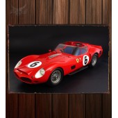 Металлическая табличка Ferrari 330 TRI-LM Testa Rossa